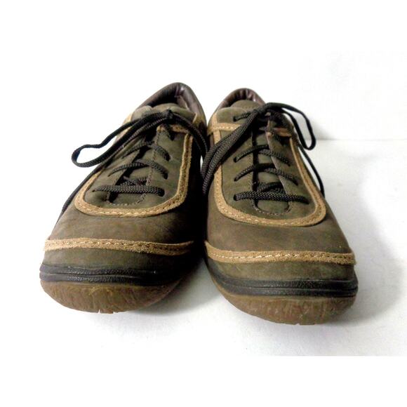 MERRELL US EUR 37.5 7M Cypress Chocolate Leather Casual Oxford Walking Shoes - Picture 2 of 7